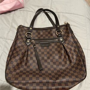 Louis Vuitton Damier Ebene Evora MM shoulder bag